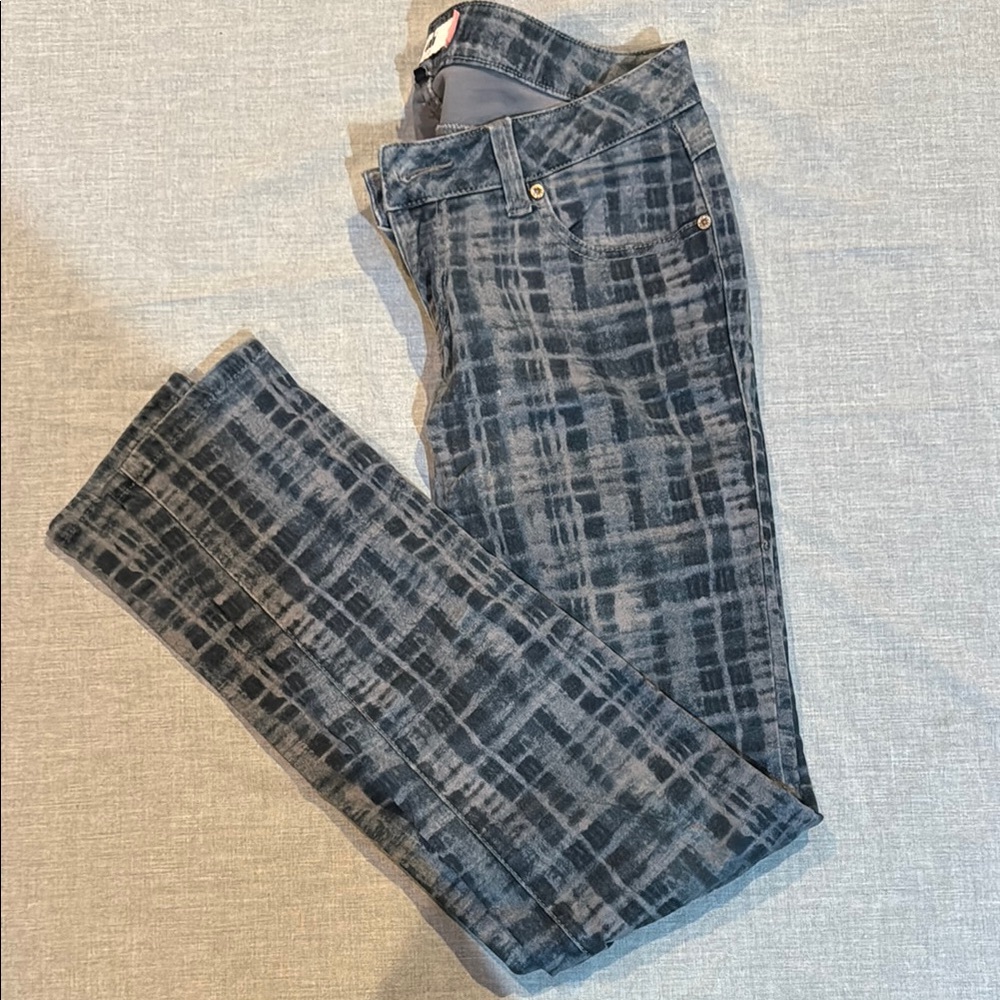 CAbi Bootcut Jeans in Blue and Gray with Modern Style